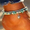 Buy 🤩 Don't AsK Teal Starfish & Turtle Beaded Anklet Set For 👩 Women 😍 -Don"t AsK Shop zu102977987 main tm1645823337