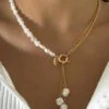 Best Pirce 👍 Don't AsK Imitation Pearl & Goldtone Pendant Necklace For 👩 Women 🥰 -Don"t AsK Shop zu105454028 main tm1652378274