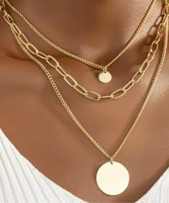 Best reviews of 🌟 Don't AsK Goldtone Disc Layered Pendant Necklace For 👩 Women 🌟