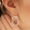 Cheap 😍 Don't AsK Crystal & Goldtone Rectangular Drop Earrings For 👩 Women 👏 -Don"t AsK Shop zu106275657 main tm1655319355
