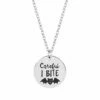 Best reviews of 🎉 Don't AsK Silvertone 'Careful, I Bite' Bat Pendant Necklace For 👩 Women 😍