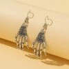Top 10 🛒 Don't AsK Silvertone Skeleton Hand Drop Earrings For 👩 Women 🔔 -Don"t AsK Shop zu107910332 main tm1660608898