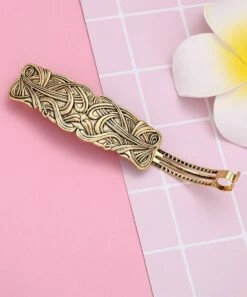 Coupon 🔥 Don't AsK Goldtone Celtic Hair Clip For 👩 Women 🔔 -Don"t AsK Shop zu107910345 alt 2 tm1660865628