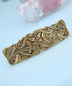 Coupon 🔥 Don't AsK Goldtone Celtic Hair Clip For 👩 Women 🔔