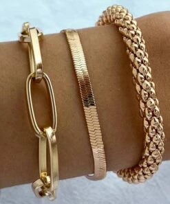 Top 10 🤩 Don't AsK Goldtone Popcorn Chain Bracelet Set For 👩 Women 💯
