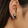 Best Sale ❤️ Don't AsK Black Cat Stud Earrings For 👩 Women 🔥 -Don"t AsK Shop zu108519182 main tm1664302499