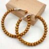 Wholesale π Don't AsK Brown Wood Beaded Hoop Earrings For π© Women π 1 Wholesale π Don't AsK Brown Wood Beaded Hoop Earrings For π© Women π -Don"t AsK Shop zu108523283 main tm1663004661