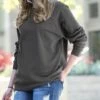 Top 10 🎉 Ash Gray Crewneck Long-Sleeve Raglan Tee - 👩 Women 🛒 -Don"t AsK Shop zu108524348 main tm1661529893