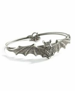 New 👍 Don't AsK Silvertone Bat Cuff For 👩 Women 🤩