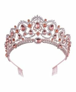 Cheap 😉 Don't AsK Pink Crystal & Silvertone Tiara For 👩 Women 💯