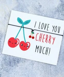 Best Pirce ❤️ Don't AsK Black & Red Cherry Charm Bracelet For 👩 Women ⭐