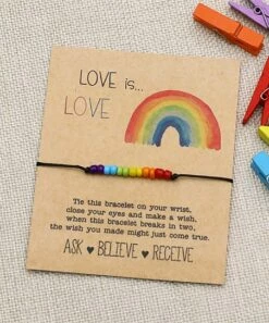 Discount 🧨 Don't AsK Black Rainbow Bracelet For 👩 Women 😍