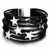 Best reviews of ⌛ Don't AsK Black Stacked Stars Bracelet For 👩 Women 🎁 -Don"t AsK Shop zu84913442 main tm1583351441