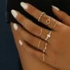 Brand new ✨ Don't AsK Goldtone Minimalist Stackable Ring Set For 👩 Women 🎉 -Don"t AsK Shop zu85387723 main tm1585079441