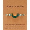Best Pirce 💯 Don't AsK Teal Crystal & Goldtone 'Make A Wish' Moon Beaded Bracelet For 👩 Women 😀 -Don"t AsK Shop zu94978962 main tm1619020250