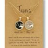 Buy 🎉 Don't AsK Crystal & 18k Gold-Plated Taurus Round Pendant Necklace Set For Other ⭐ -Don"t AsK Shop zu95642253 main tm1665495072