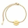 Promo 😍 Don't AsK 18k Gold-Plated Round Cutout Libra Bracelet For Other ⌛ -Don"t AsK Shop zu95648109 main tm1665495072