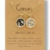Flash Sale 👍 Don't AsK Crystal & 18k Gold-Plated Cancer Round Pendant Necklace Set For Other 🌟 -Don"t AsK Shop zu95648145 main tm1665495072