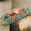 Best reviews of 😀 Don't AsK Turquoise & Jasper Beaded Adjustable Bracelet For 👩 Women 🤩 -Don"t AsK Shop zu98069596 main tm1628010237